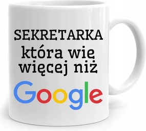 Ajándék Bögre A Titkárnőnek, Aki Többet Tud, fényképes nyomattal