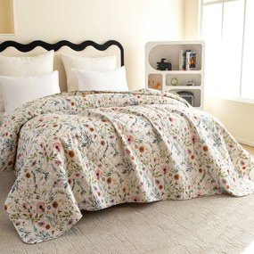 HERBALIS krémszínű ágytakaró Méret: 170 x 210 cm