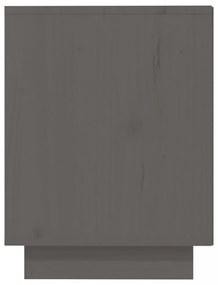 szürke tömör fenyőfa cipőszekrény 110 x 34 x 45 cm