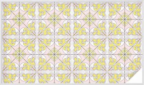 Ablakfólia Öntapadós Adatvédelem Absztrakt virágok 200x116