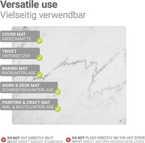 PVC tűzhely fedőlap 60x52 cm Marble – Wenko