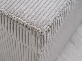 Krém színű SMART COSARO tároló puff 65x65 cm