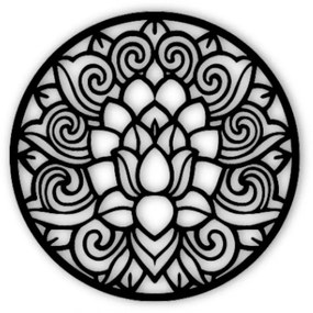 Lótuszvirág Mandala Fali Dekoráció