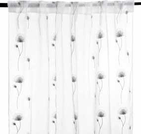 Selly fátyolfüggöny hímzéssel 140x250 cm Homla