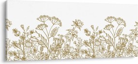 Kép - réti virágok (120x50 cm)
