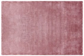 Rózsaszín rövid szálú szőnyeg 160 x 230 cm GESI II Beliani