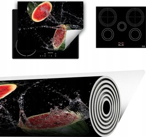 Vinyl Szőnyeg A Konyhába Több Hely 70x52 fekete görögdinnye