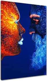 Vászonkép 80x120 Jégszem szerelem