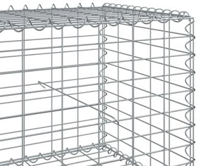 horganyzott vas gabion kosár fedéllel 1000 x 50 x 50 cm