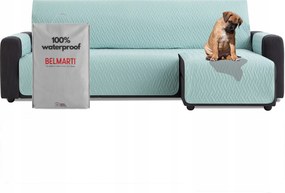 Ágytakaró vízálló kanapé sarokvédő teflon menta 240 cm jobbos