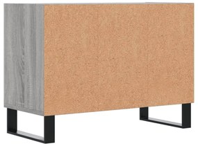 szürke sonoma színű szerelt fa TV-szekrény 69,5 x 30 x 50 cm