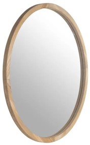 Eglo 425038 - BANI falitükör, 70 cm átmérő, barna