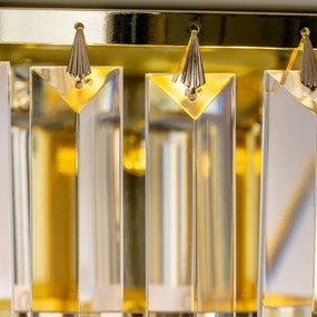 Brilagi - LED Fali kristály lámpa MOZART 2xE14/40W/230V arany