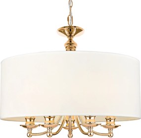 Cosmolight glamour modern függeszték abu dhabi fehér arany cosp05896au-wh