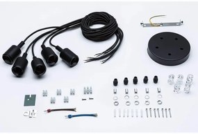 Paulmann 50389 - Csillár zsinóron NEORDIC 5xE27/20W/230V pók