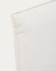 Fehér kárpitozott franciaágy 180x200 cm Jaira – Kave Home