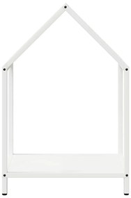 fehér hidegen hengerelt acél tűzifatároló 40x25x60 cm
