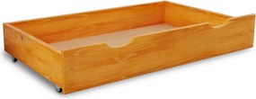 Ágy alatti tárolódoboz 200 cm, égerfa