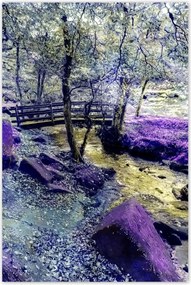 Poszterek 80x120 Híd a folyó felett