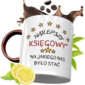 Bordó Bögre Könyvelőnek Születésnapra Ajándék fényképes nyomattal