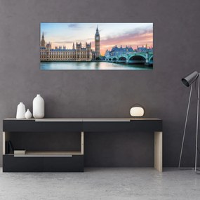 Kép - London pasztell színekben (120x50 cm)