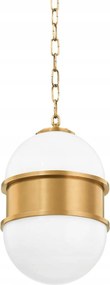 Hudson Valley függeszték Broomley sárgaréz/üveg sárgaréz/opál E27 1x8W 272-