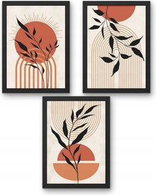 Három darabos Boho poszter szett A4-es méret