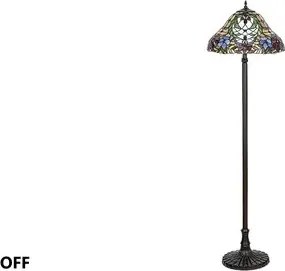 Rabalux beltéri állólámpa e27 2x60w bronz/többszínű mirella