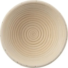 Orion rattan kenyér kelesztő kerek szakajtó, 19 cm, 19 cm átmérőjű