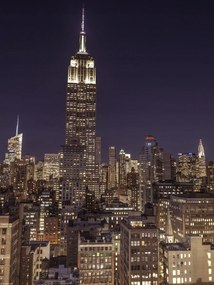 30x40 cm-es New York-i manhattani poszter az Empire State Building épületével, Assaf F