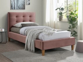 Texas ágykeret bársony rózsaszín 90 cm