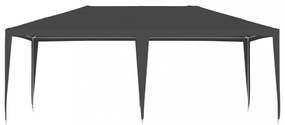 antracitszürke rendezvénysátor 4 x 6 m 90 g/m²