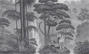 Stílusos Dekoratív fotótapéta Flizelin Trópusi dzsungel 416x254