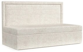 Krémszínű kárpitozott egyszemélyes ágy 80x200 cm Scala – Maison de Rêve