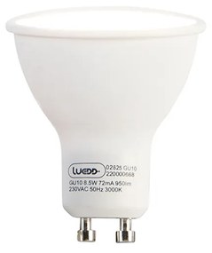 5 db GU10 LED izzó 8,5W 950lm 3000K