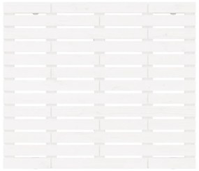 fehér tömör fenyőfa fali fejtámla 106 x 3 x 91,5 cm