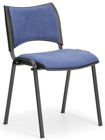SMART konferencia szĂ©k - fekete lĂĄbak, kĂ©k