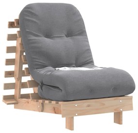 tömör fenyőfa futon kanapéágy matraccal 60 x 206 x 11 cm