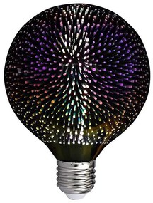 LED 3D dekorációs izzó FILAMENT G125 E27/4W/230V 3000K