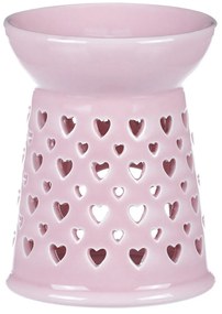 Porcelán aromalámpa Pink, 11 x 11 x 14 cm