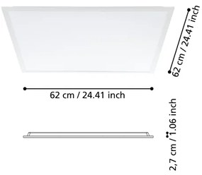 Eglo 900938 - LED Mennyezeti panel RABASSA LED/33W/230V 62x62 cm