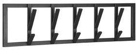 Fekete fém fali fogas Frame – LABEL51
