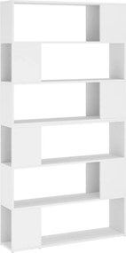 vidaXL fehér térelválasztó könyvszekrény 100 x 24 x 188 cm
