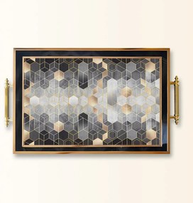 Üveg tálca, 38×24 cm – TPA9865