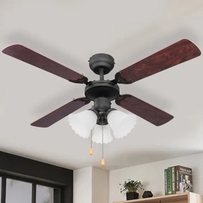Globo 03816 - Mennyezeti ventilátor HARVEY 3xE27/60W/230V