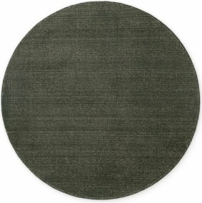 Sötétzöld kézi szövésű gyapjú kerek szőnyeg ø 160 cm Greenwich – Ted Baker