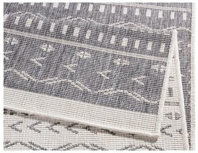 Kuba szürke-krémszínű kültéri szőnyeg, 350 x 80 cm - NORTHRUGS