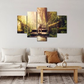 Tigris a dzsungelben képe (150x105 cm)