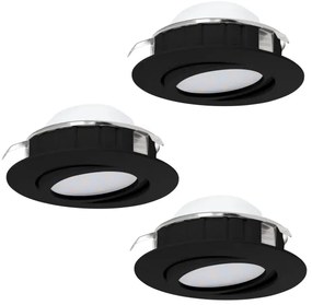 Eglo 900749 - KÉSZLET 3x LED Dimmelhető beépíthető lámpa PINEDA LED/5,5W/230V