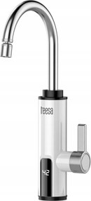 Átfolyós vízmelegítő konyhai csaptelep fehér TSA4108